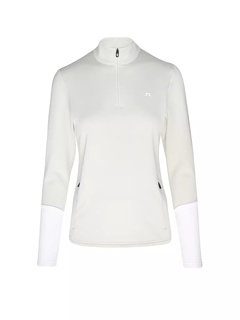 J.LINDEBERG | Damen Unterzieh Zipshirt Aerial Quarter | creme