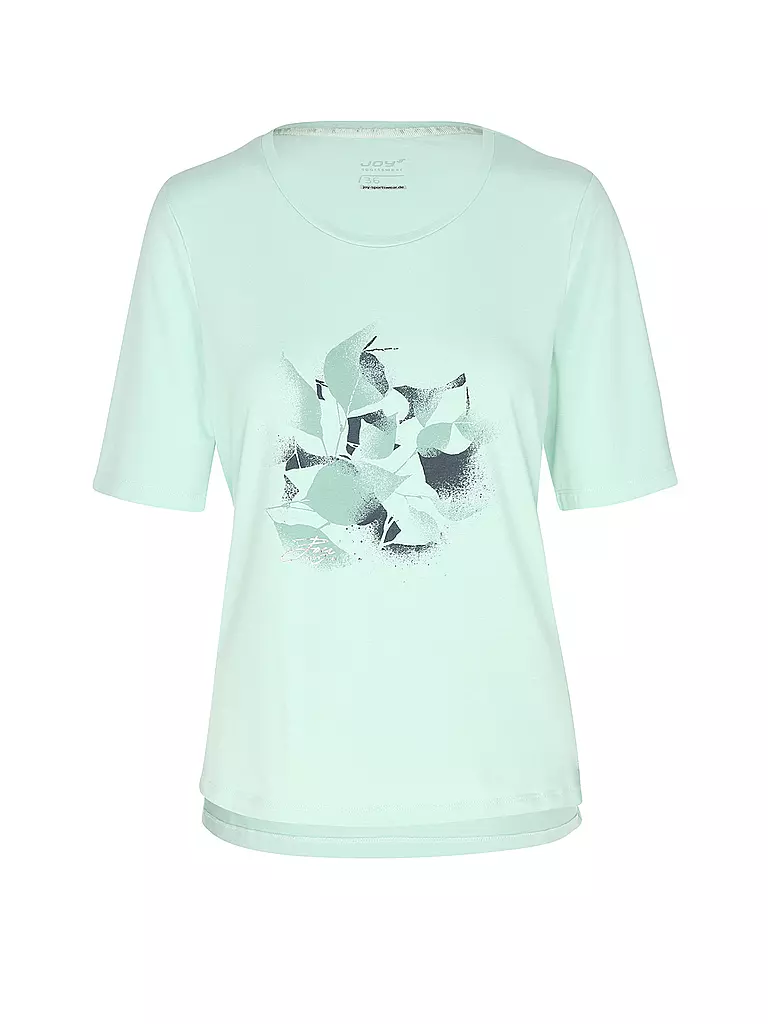 JOY | Damen T-Shirt Melanie Flower Print | mint