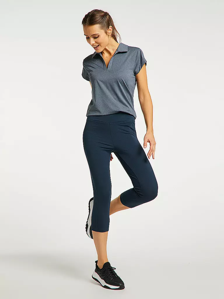 JOY | Damen Tight Nadine Body Fit 3/4 | dunkelblau