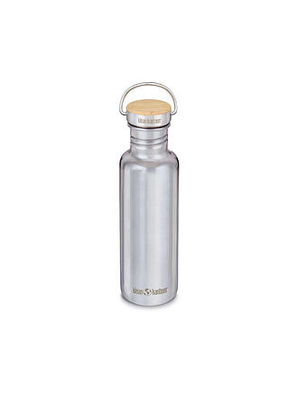 KLEAN KANTEEN | Edelstahl Trinkflasche Reflect 800ml Bambus-Schraubverschluss Mirrored Stainless