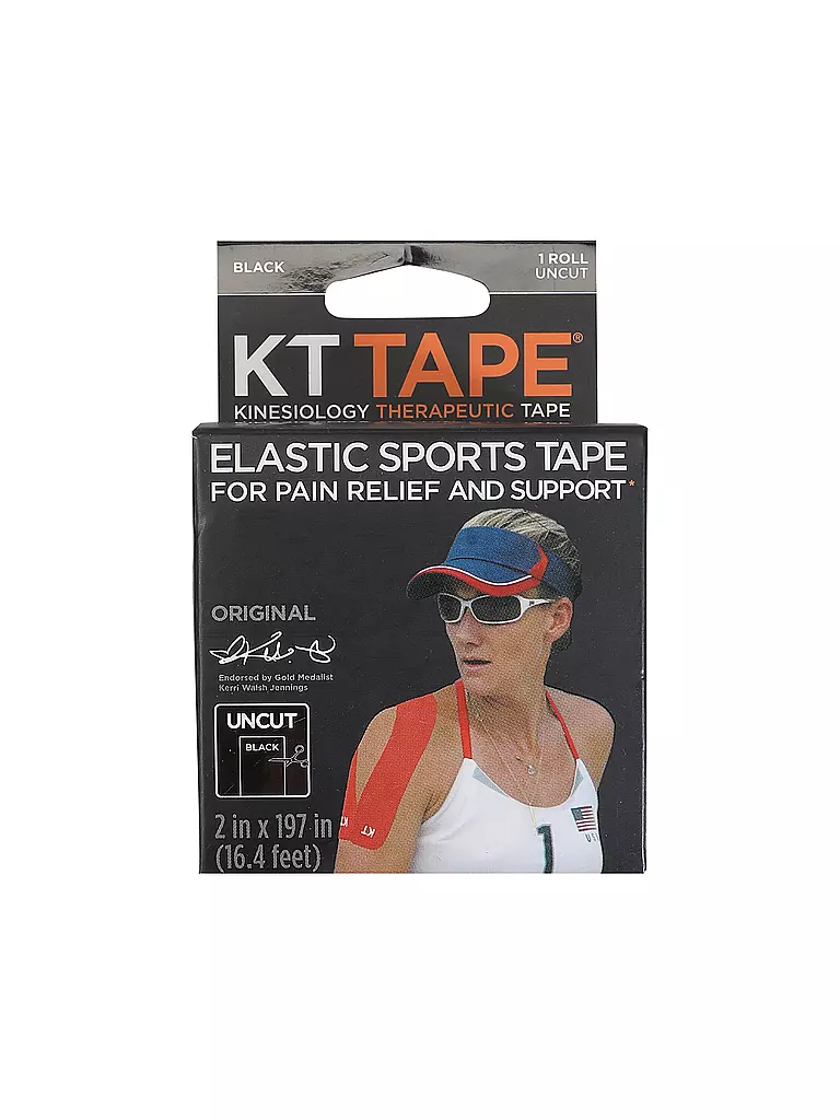 KT TAPE | Tape Original Uncut One Size Black | schwarz