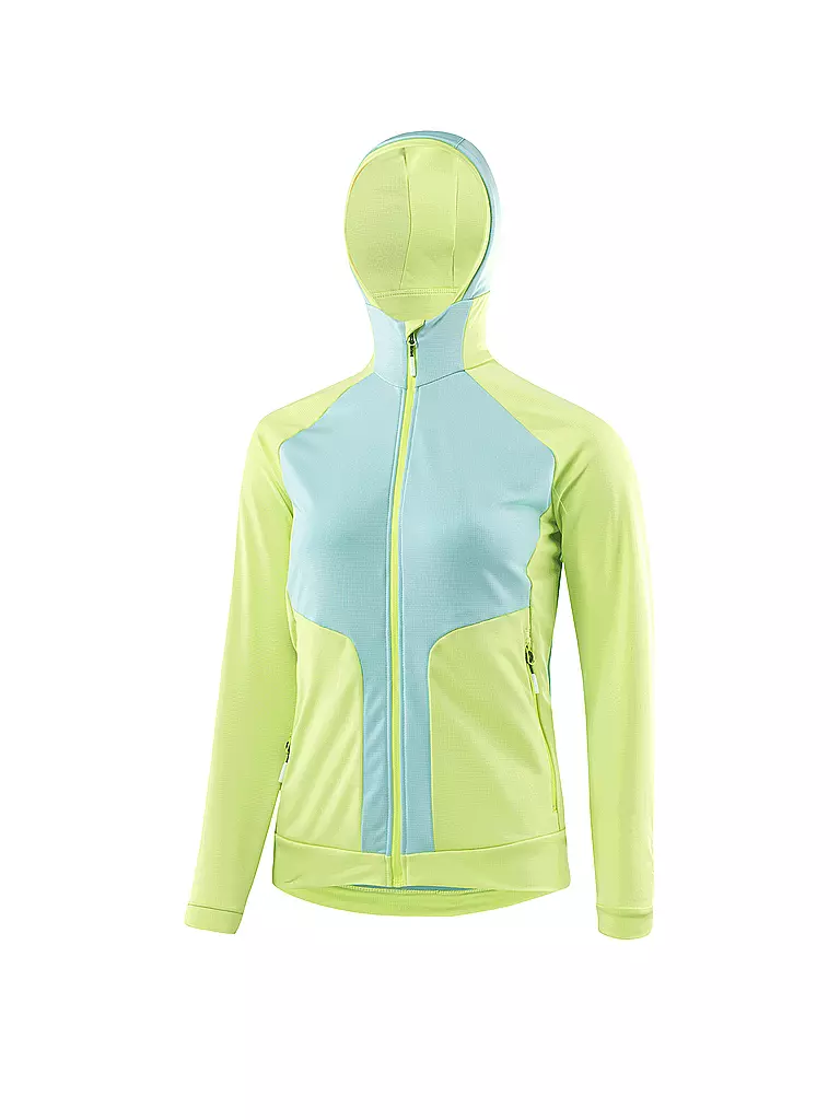 LÖFFLER | Damen Langlaufunterziehshirt Hoody Tech Stretch | hellgrün