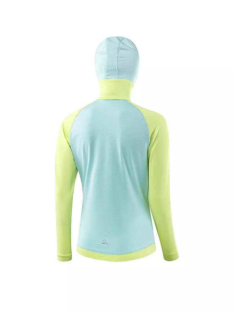 LÖFFLER | Damen Langlaufunterziehshirt Hoody Tech Stretch | hellgrün