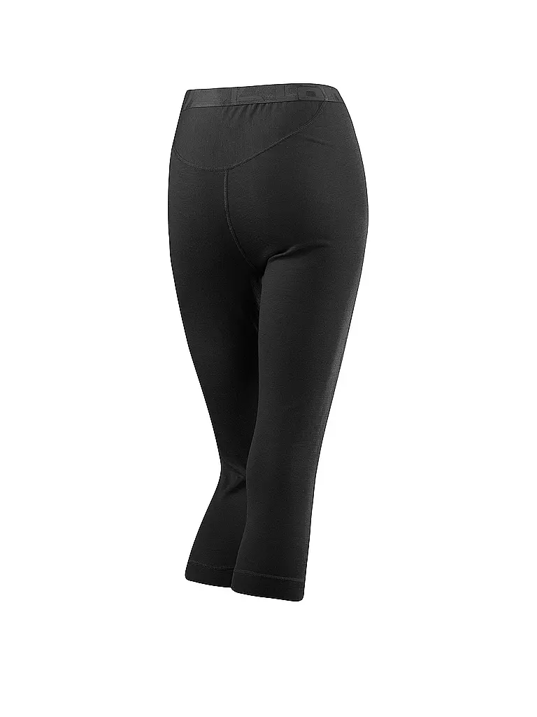 LÖFFLER | Damen Unterziehhose TRANSTEX® Merino 3/4 | schwarz