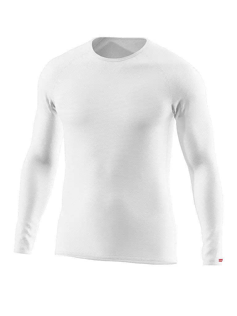 LÖFFLER | Herren Langarmshirt Transtex Light | weiss