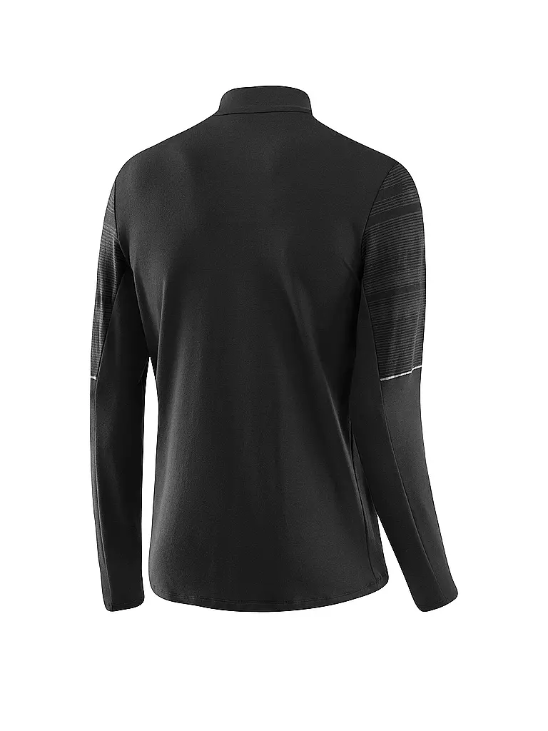 LÖFFLER | Herren Unterzieh Zipshirt TRANSTEX® Hywa | schwarz