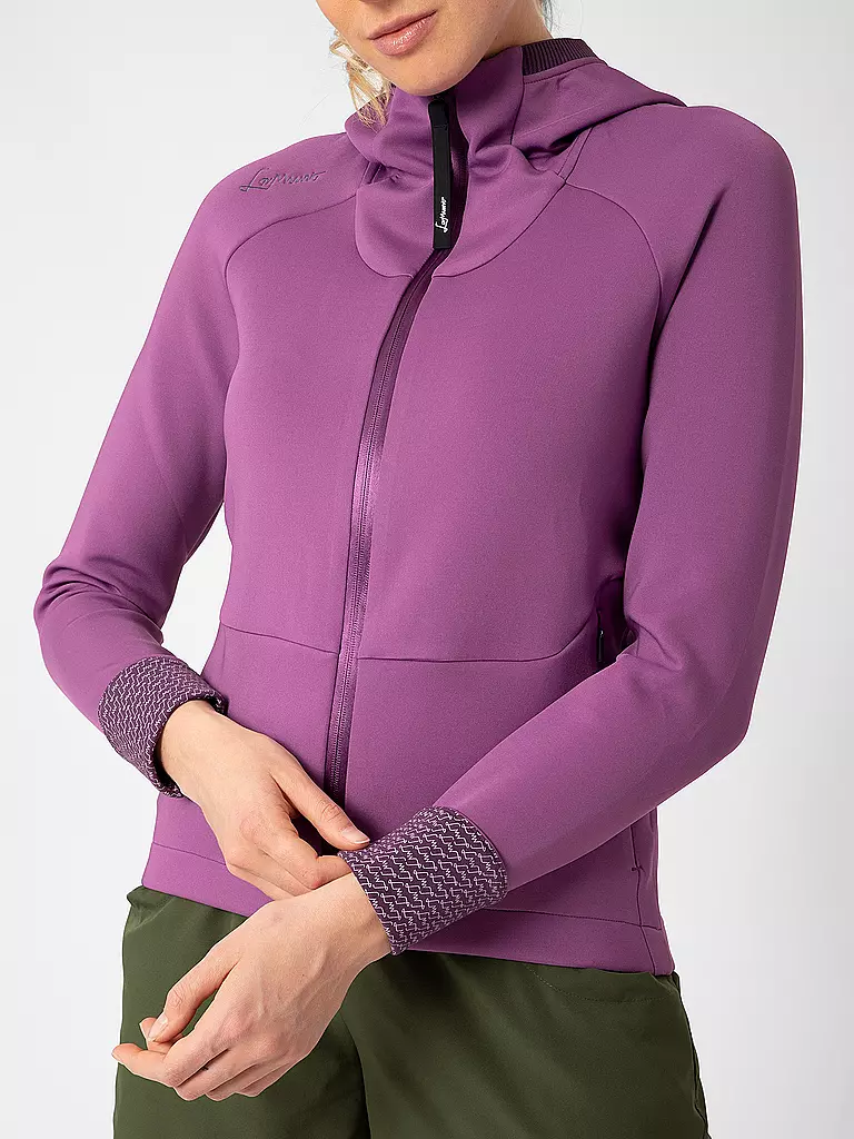 LAMUNT | Damen Fleecejacke Antje Thermal Hoodie | beere