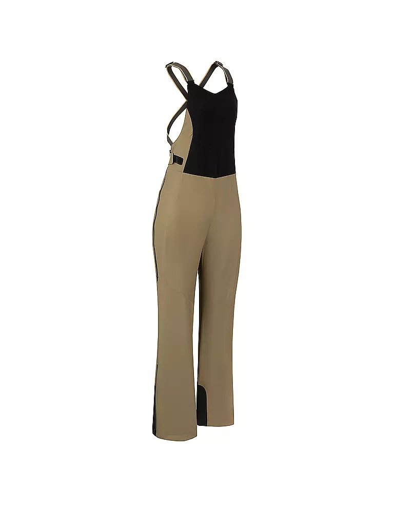 LAMUNT | Damen Tourenhose Tiziana 2L WP Salopettes | hellbraun