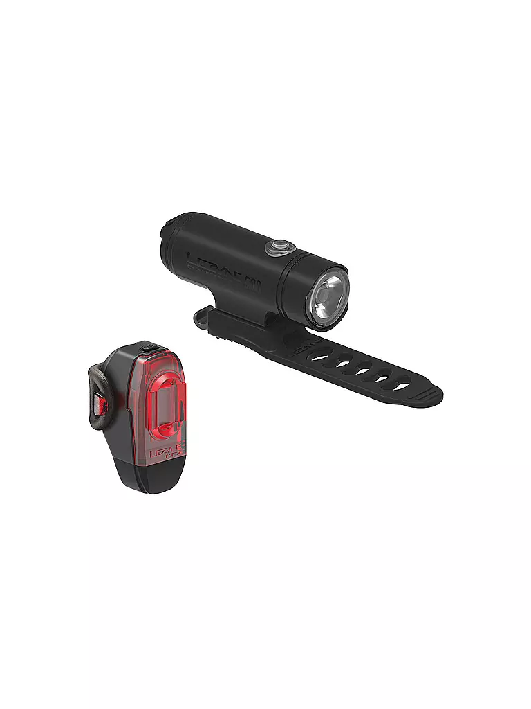 LEZYNE | Fahrradbeleuchtungs-Set Classic Drive 500 / KTV 10 | schwarz