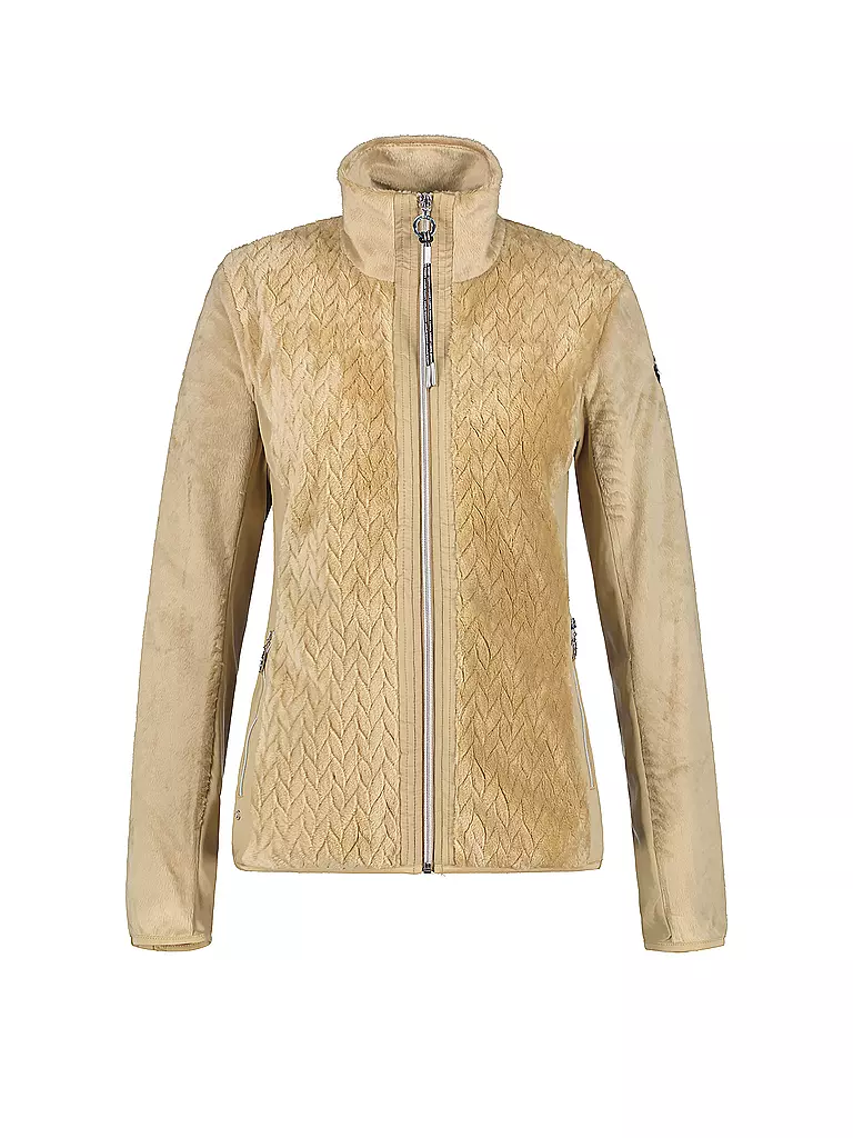 LUHTA | Damen Fleecejacke Ikaala | camel