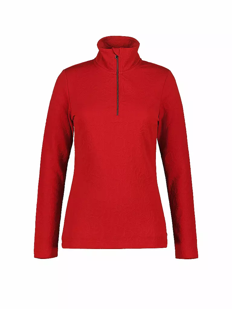 LUHTA | Damen Unterzieh Zipshirt Hanhiola | rot