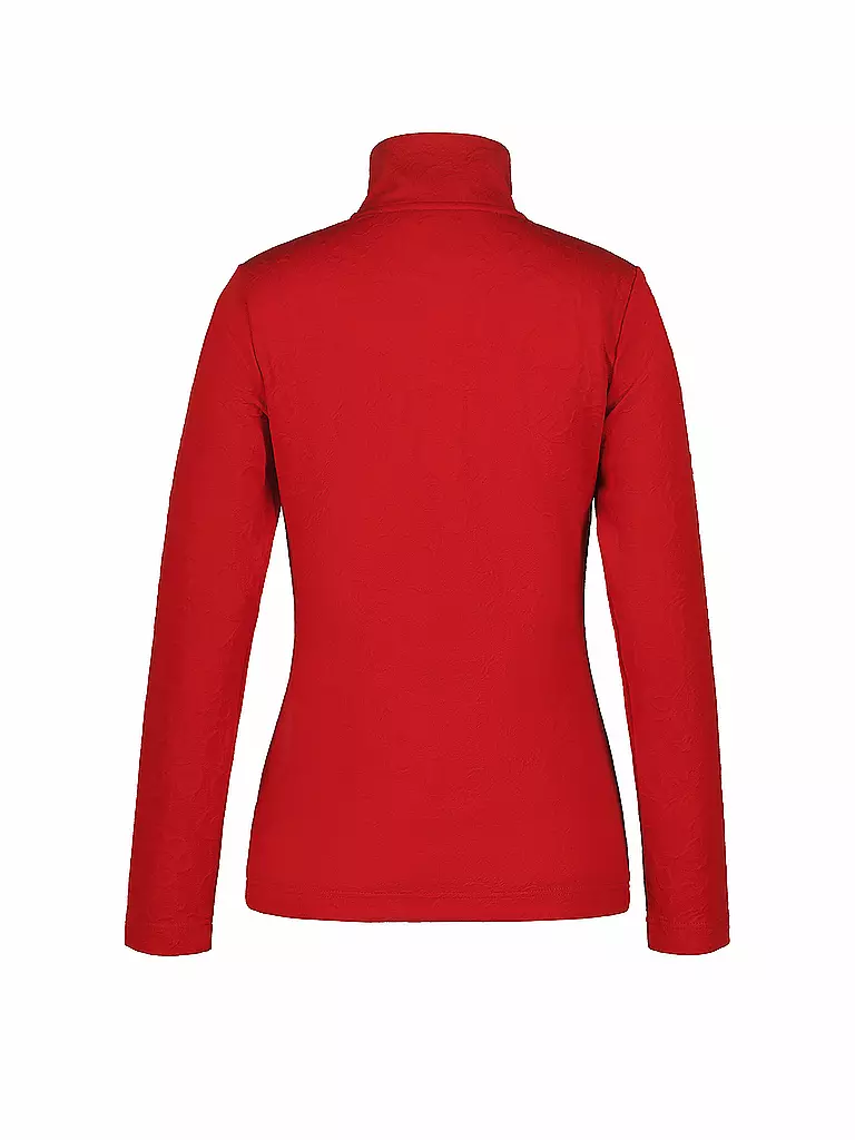 LUHTA | Damen Unterzieh Zipshirt Hanhiola | rot