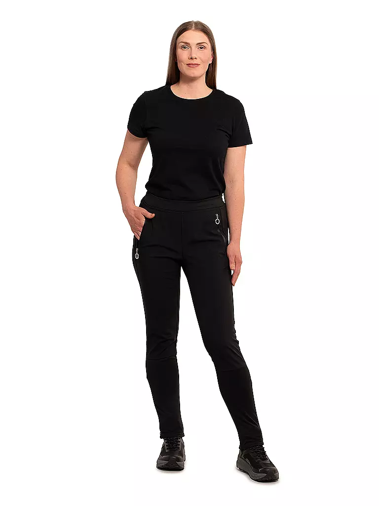 LUHTA | Damen Wanderhose Softshell Alitalo | schwarz