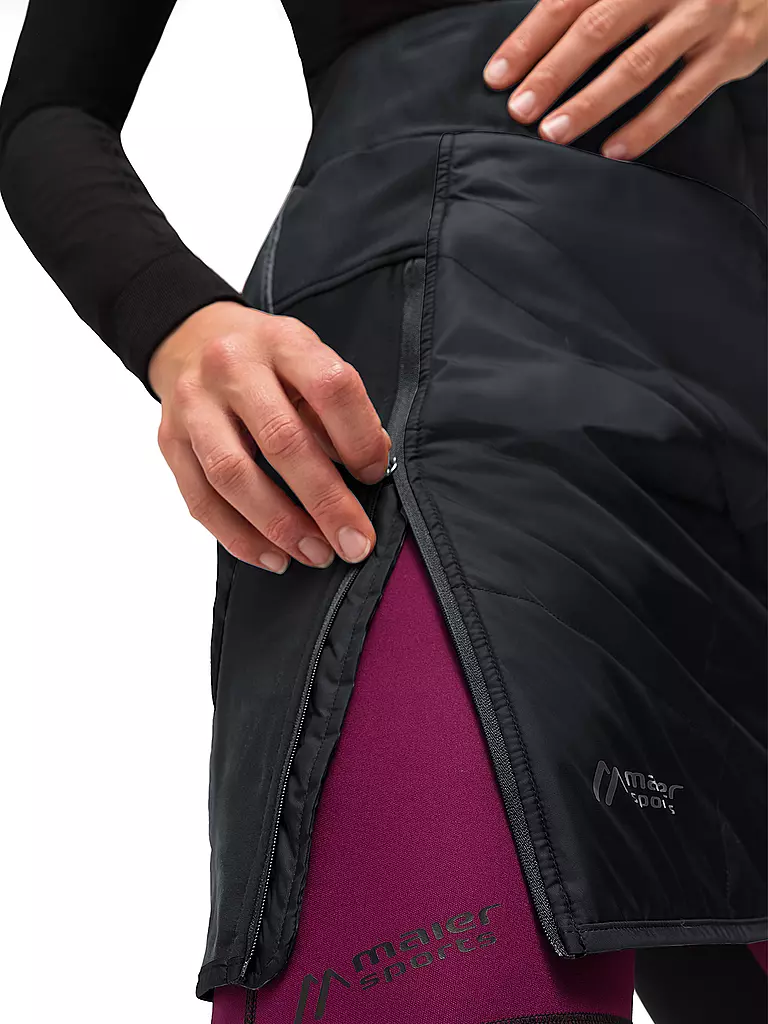 MAIER | Damen Isoskirt Skioma | schwarz