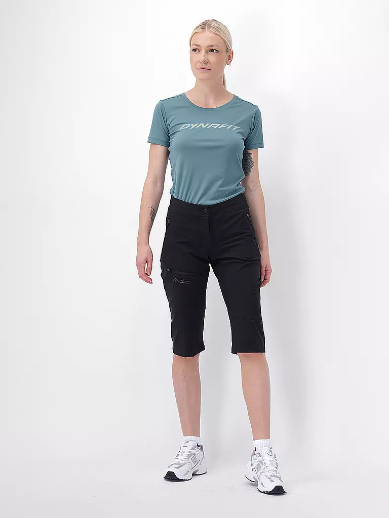 MAIER | Damen Short Kluane 3/4 | schwarz