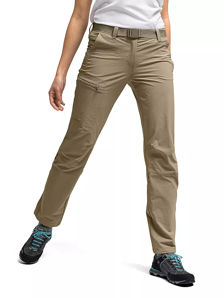 MAIER | Damen Wanderhose Lulaka Roll Up | beige