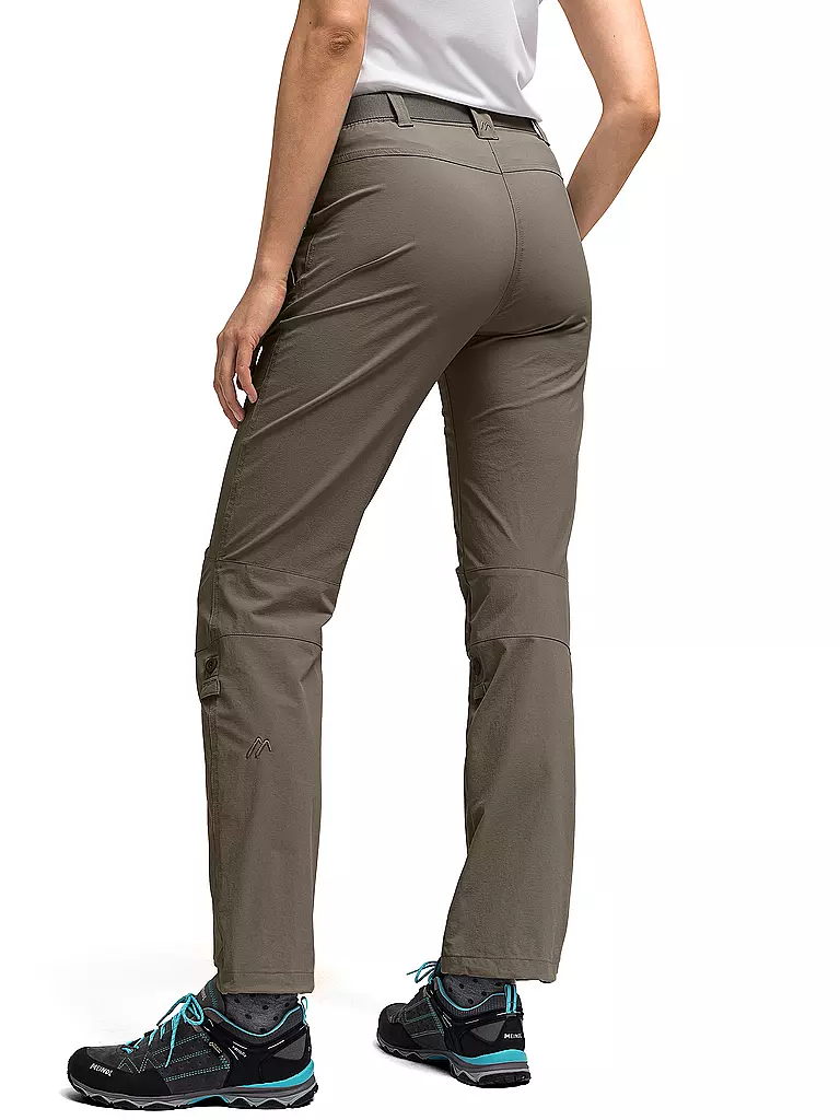 MAIER | Damen Wanderhose Lulaka Roll Up | hellbraun