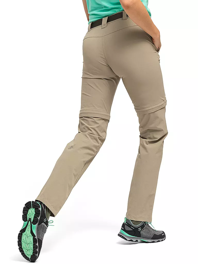 MAIER | Damen Wanderhose Nata2 ZipOff | beige