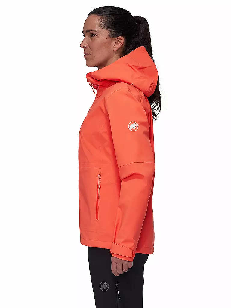 MAMMUT | Damen Tourenjacke Linard Guide 3L Hoodie | koralle