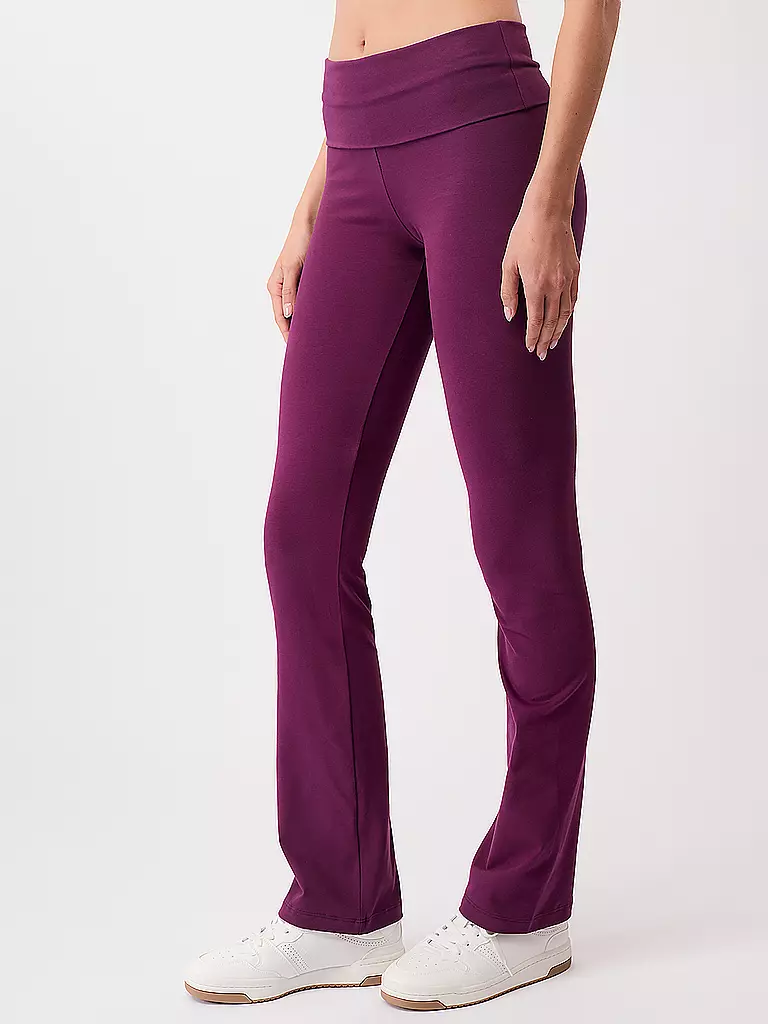 MANDALA | Damen Yoga Hose Classic Rolldown | dunkelgrün