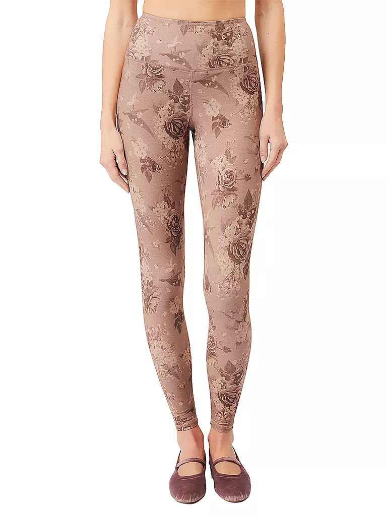 MANDALA | Damen Yoga Tight Printed | braun