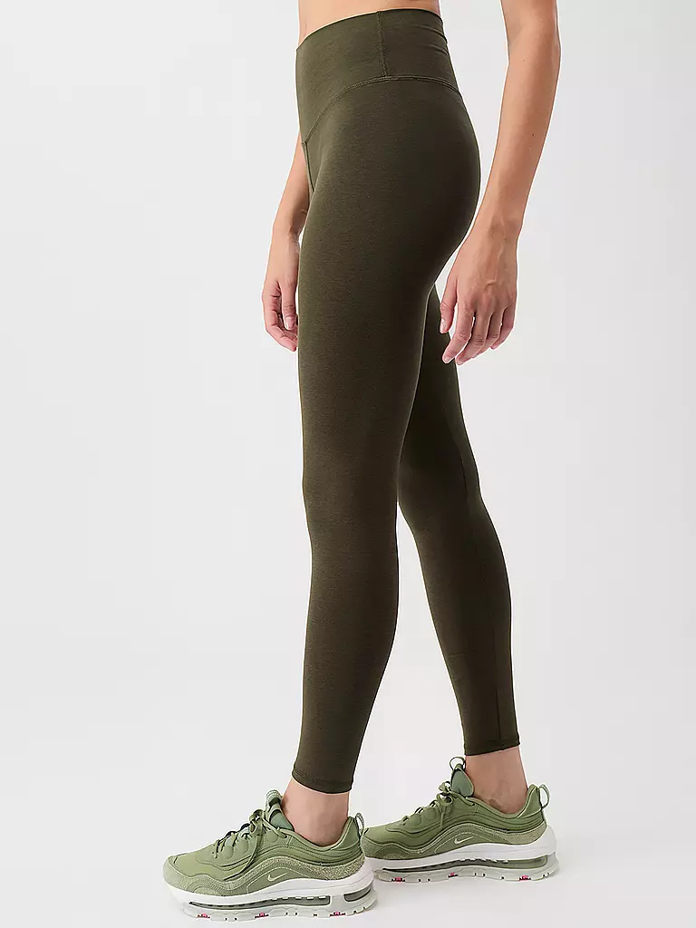 MANDALA | Damen Yogatight High Rise Full Length | olive