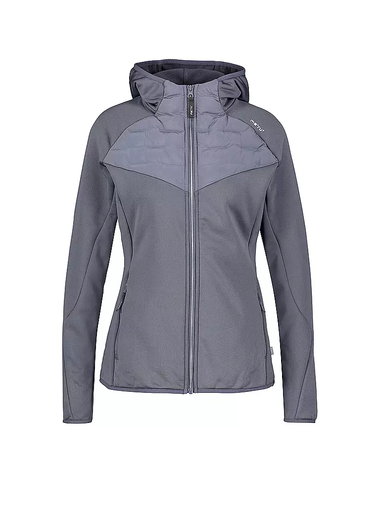 MERU | Damen Fleecejacke Bath Hoodie | grau