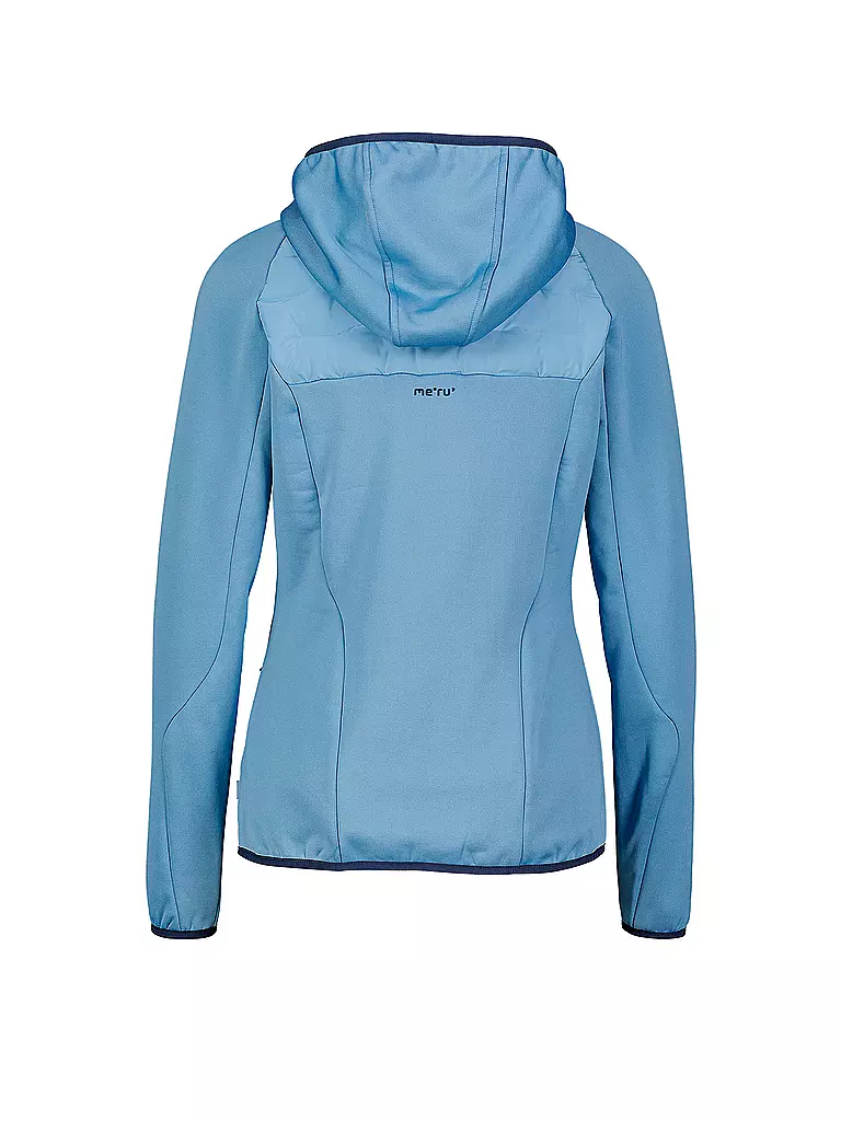 MERU | Damen Fleecejacke Bath Hoodie | hellblau