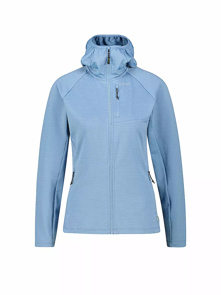 MERU | Damen Fleecejacke Highfields Hoodie | blau