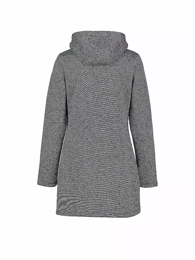 MERU | Damen Fleecejacke lang Bergen | schwarz