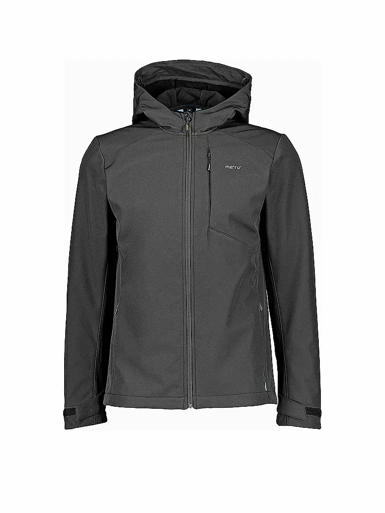 MERU | Herren Softshell Jacke Toulouse Hoodie | schwarz