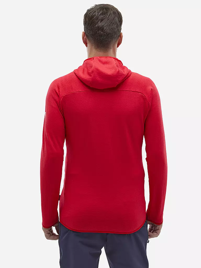 MILLET | Herren Fleecejacke Fusion Grid Polartec Hoodie | rot