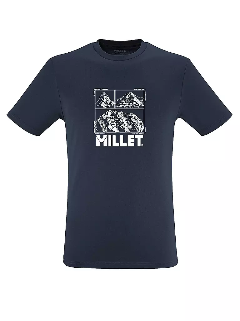 MILLET | Herren T-Shirt Charmonix Logo | dunkelblau