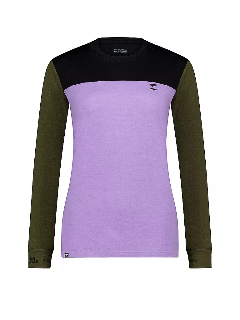 MONS ROYALE | Damen Funktionsshirt Yotei BF Tech LS | lila