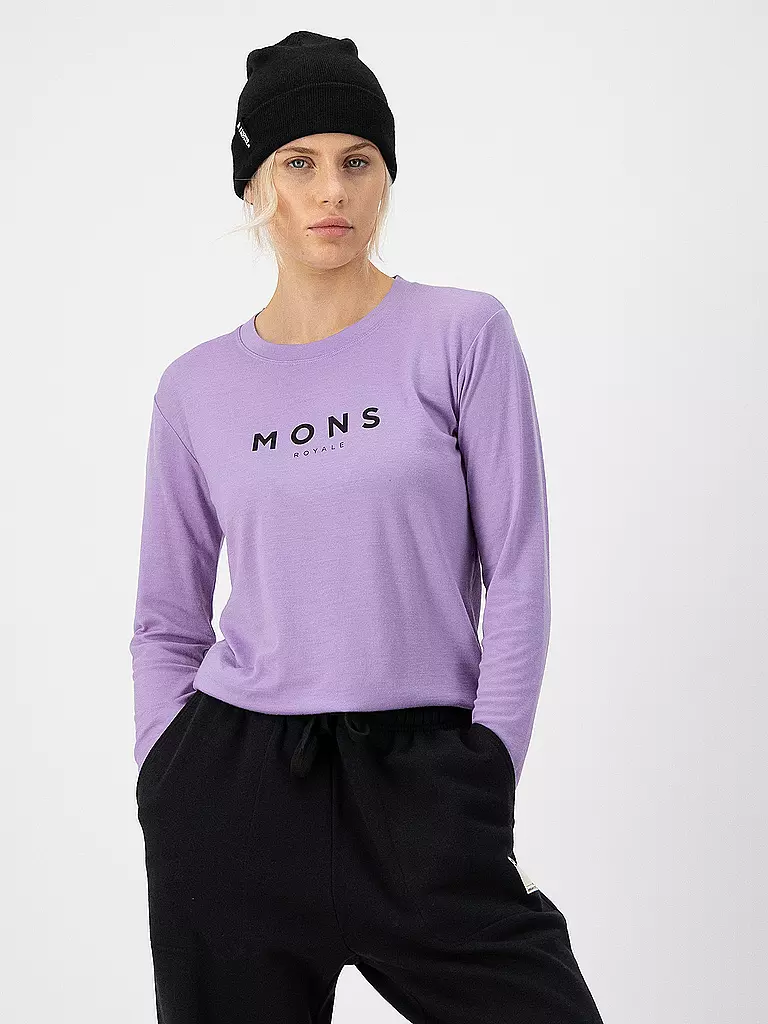 MONS ROYALE | Damen Funktionsshirt Yotei Classics | lila