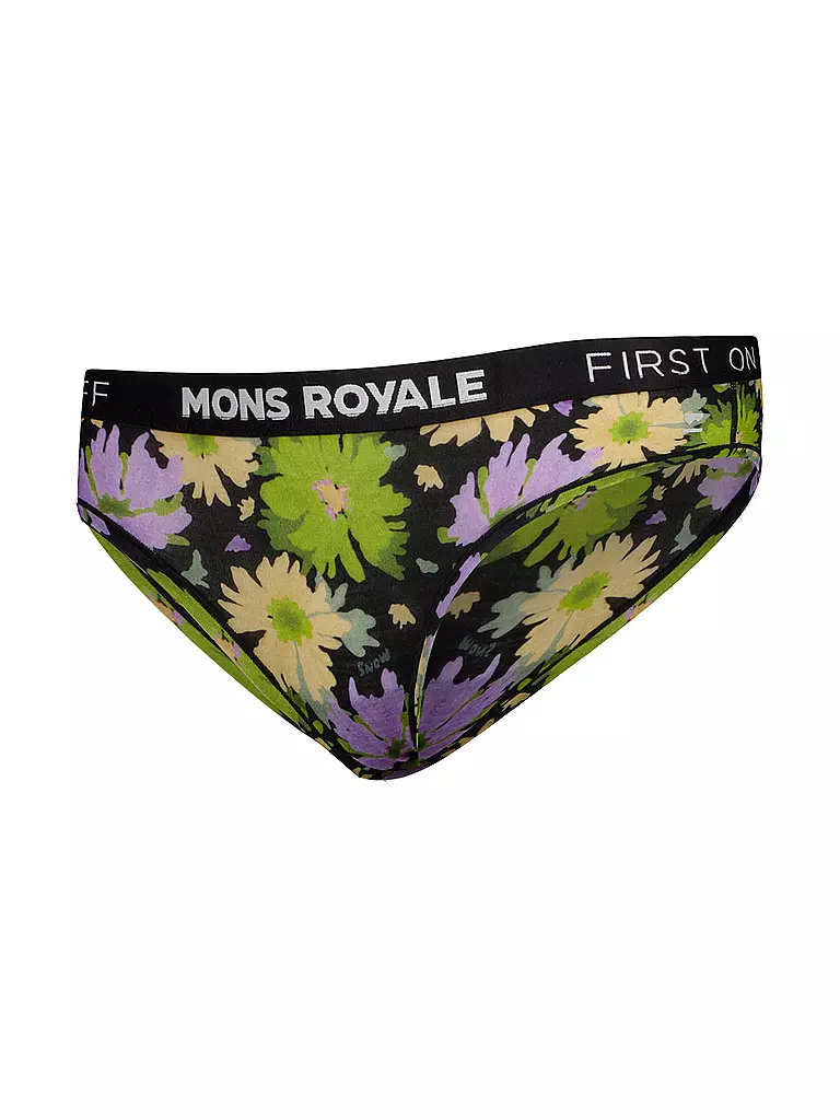 MONS ROYALE | Damen Slip Folo Floral | olive