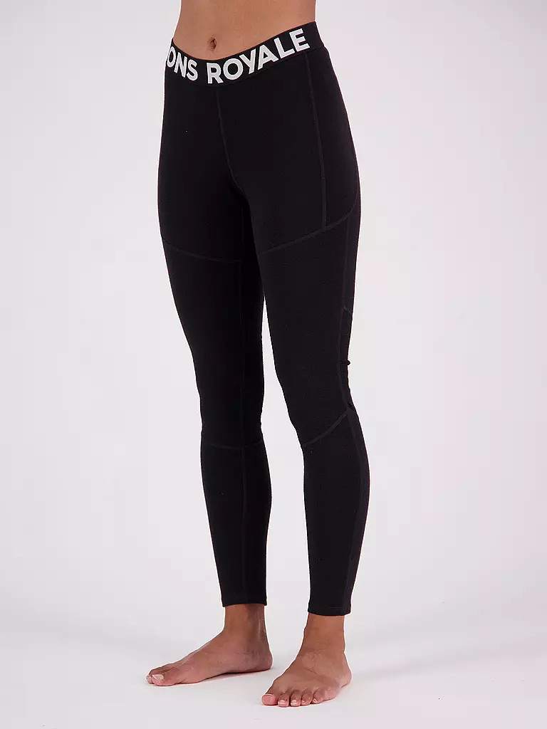 MONS ROYALE | Damen Unterzieh Tight Olympus | schwarz