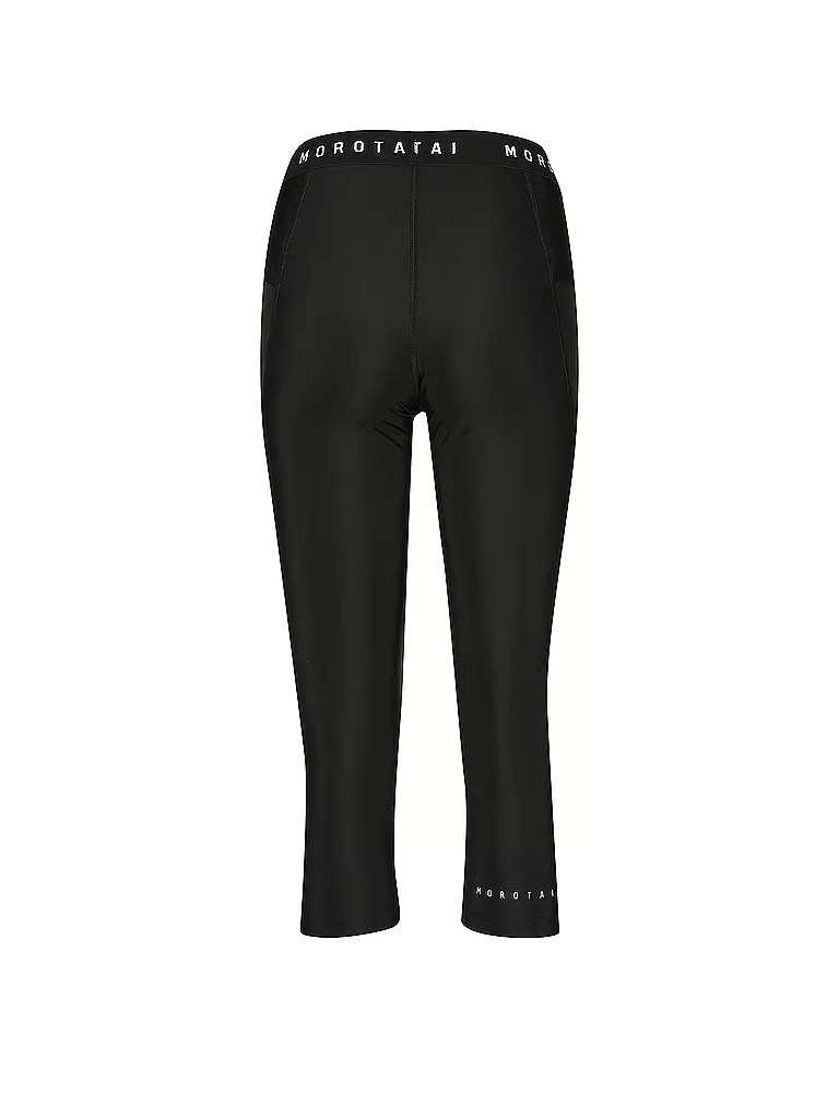 MOROTAI | Damen Capri Performance Tights | schwarz