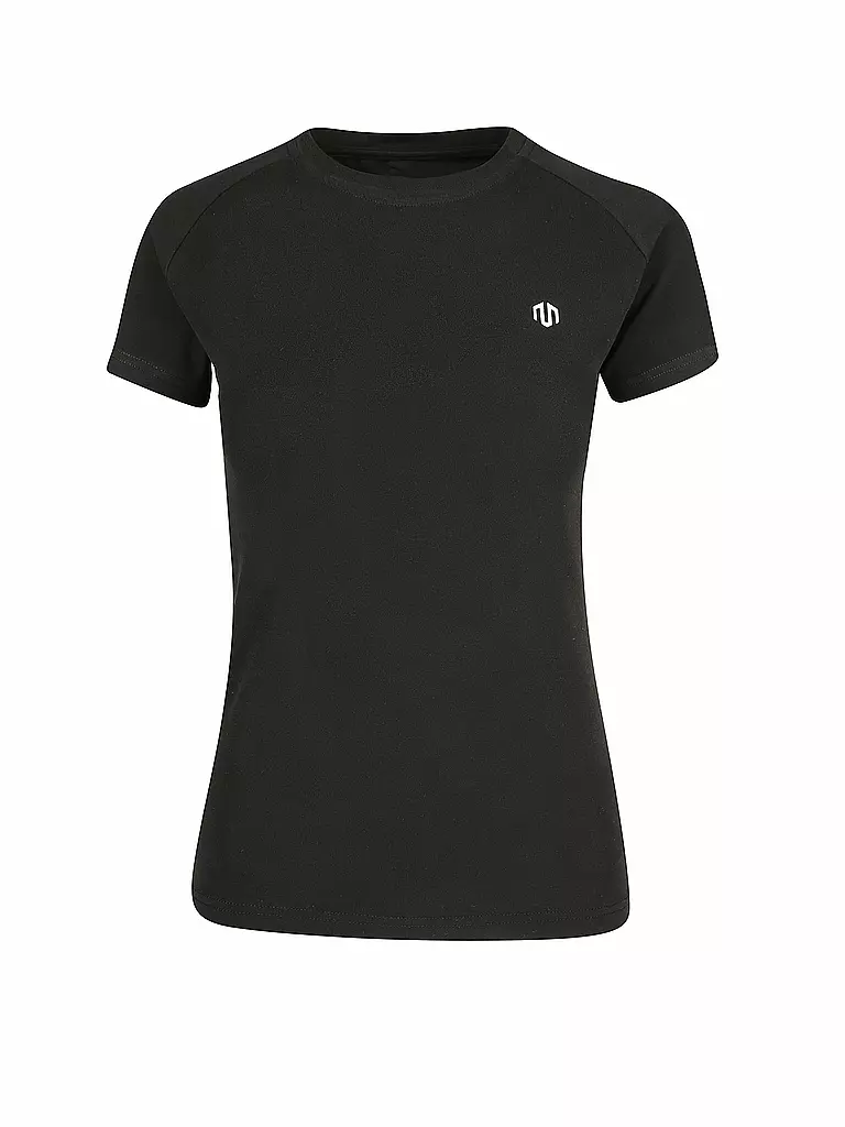 MOROTAI | Damen T-Shirt Basic Logo | schwarz