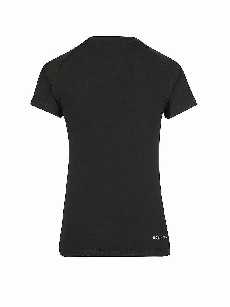 MOROTAI | Damen T-Shirt Basic Logo | schwarz