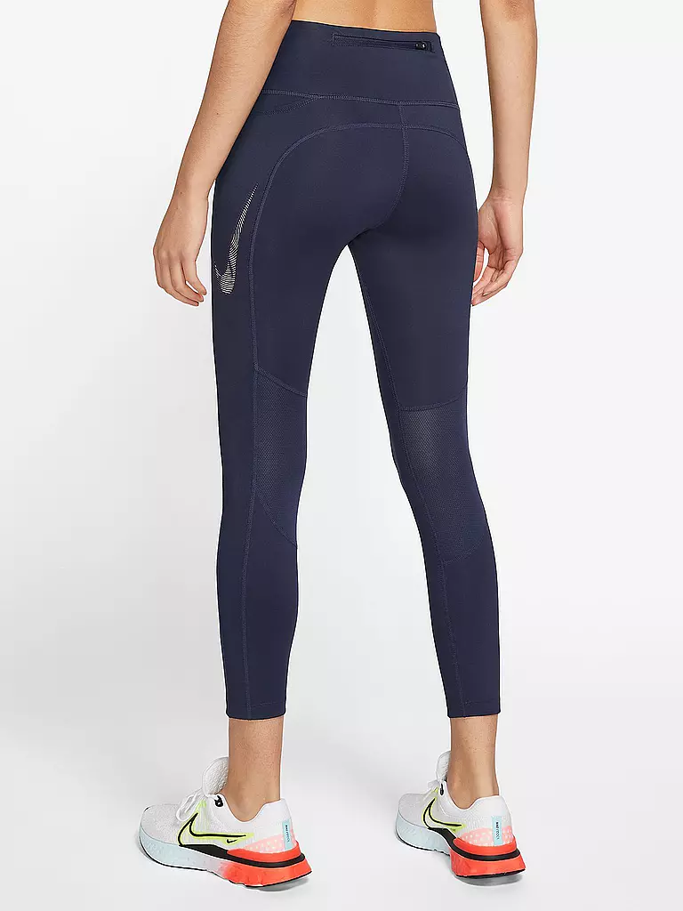 NIKE | Damen 7/8 Lauftight Fast Mid-Rise | lila