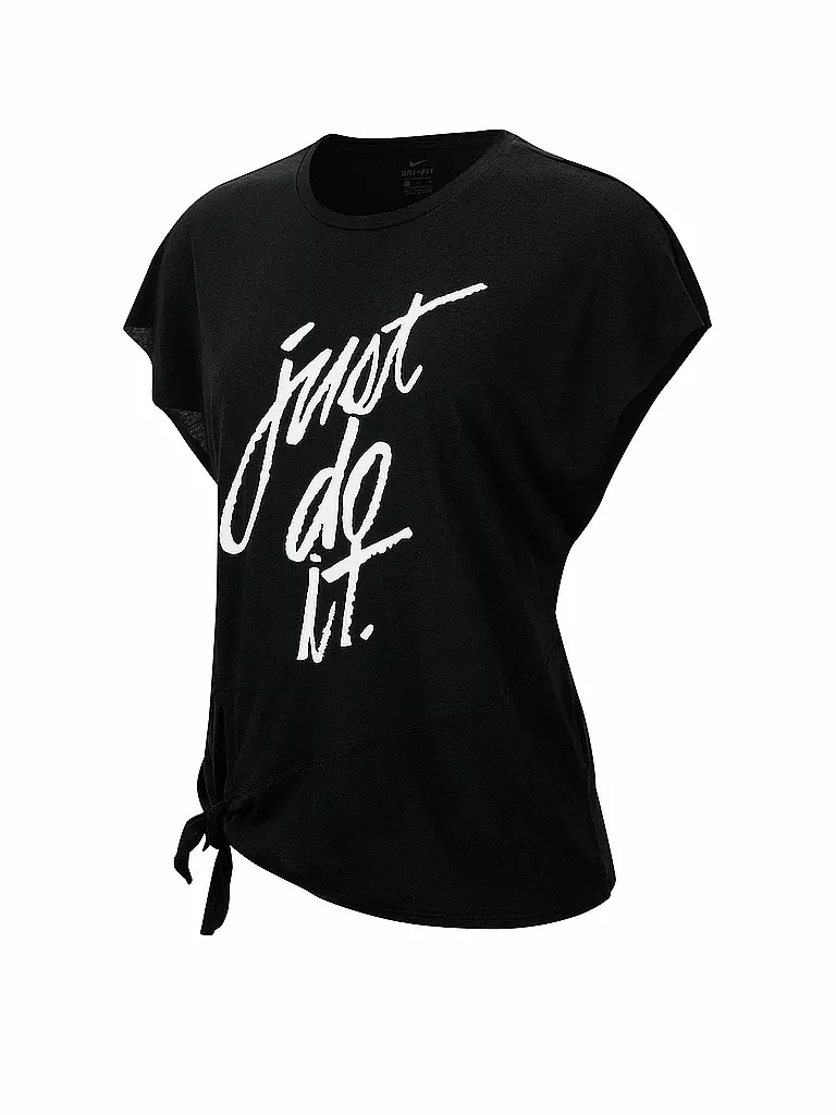 NIKE | Damen Fitness-Shirt Dri-Fit | schwarz