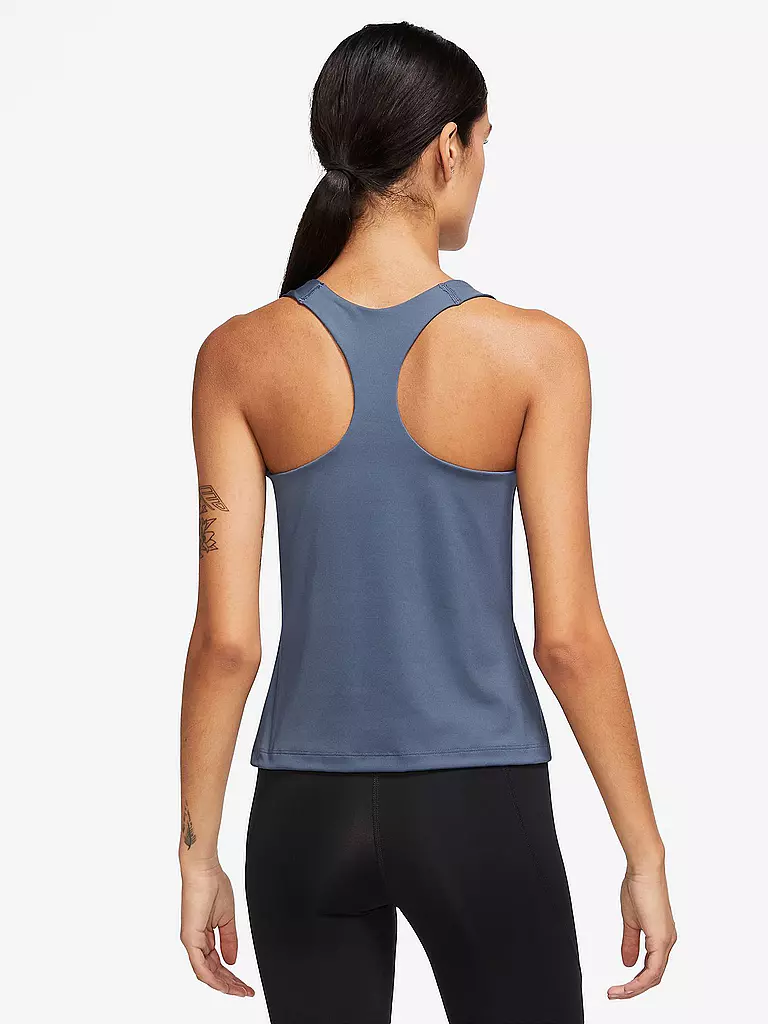 NIKE | Damen Fitnesstank Swoosh  | blau