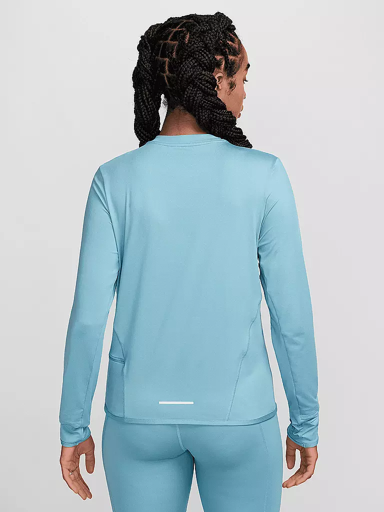 NIKE | Damen Laufshirt Dri-FIT Swift Element UV | hellblau