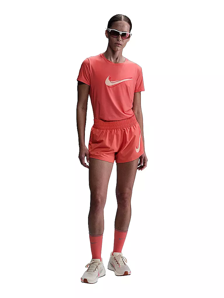 NIKE | Damen Laufshort One Swoosh | rosa