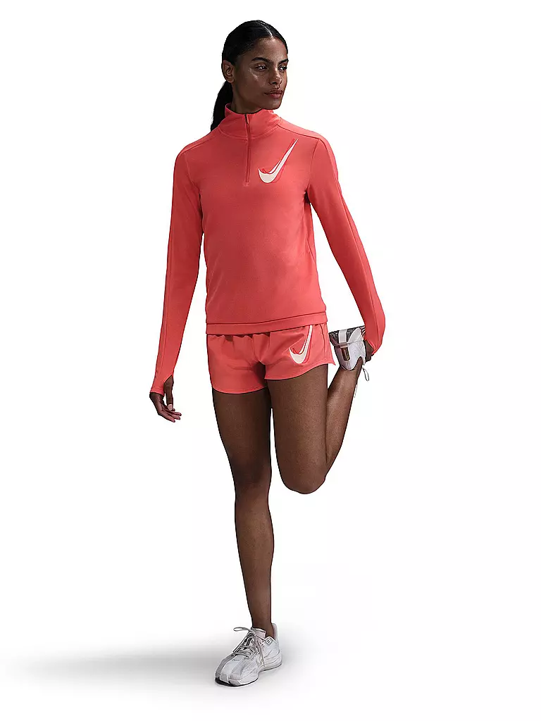 NIKE | Damen Laufsshirt Swoosh | rosa