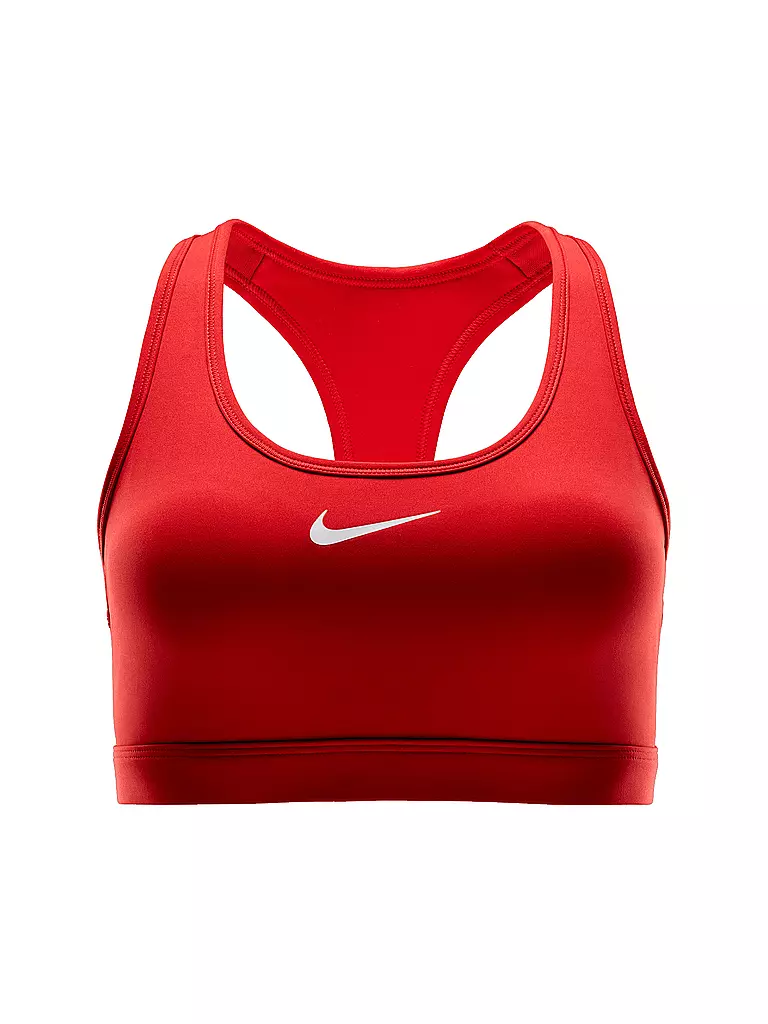 NIKE | Damen Sport-BH Swoosh Medium Support  | rot