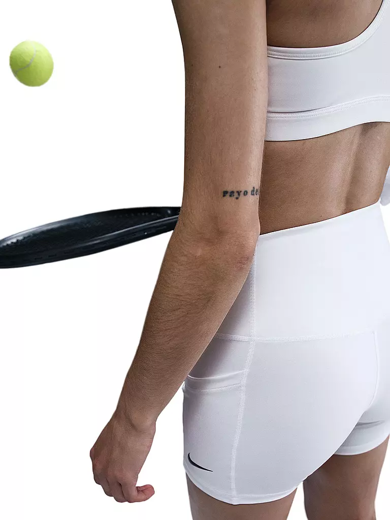 NIKE | Damen Tennisshort Ball | weiss