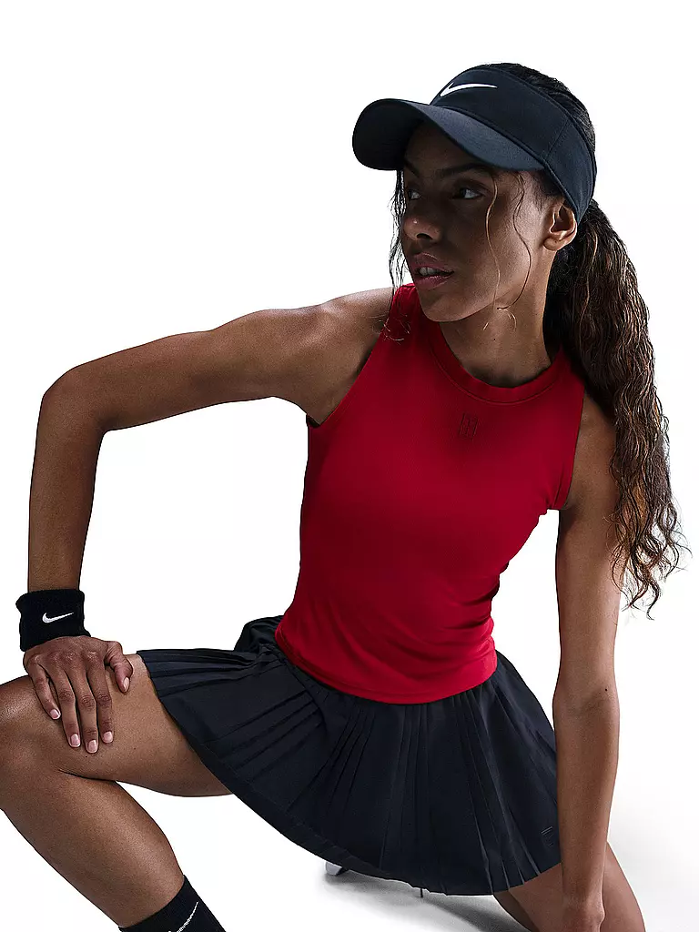 NIKE | Damen Tennistop Advantage | dunkelrot