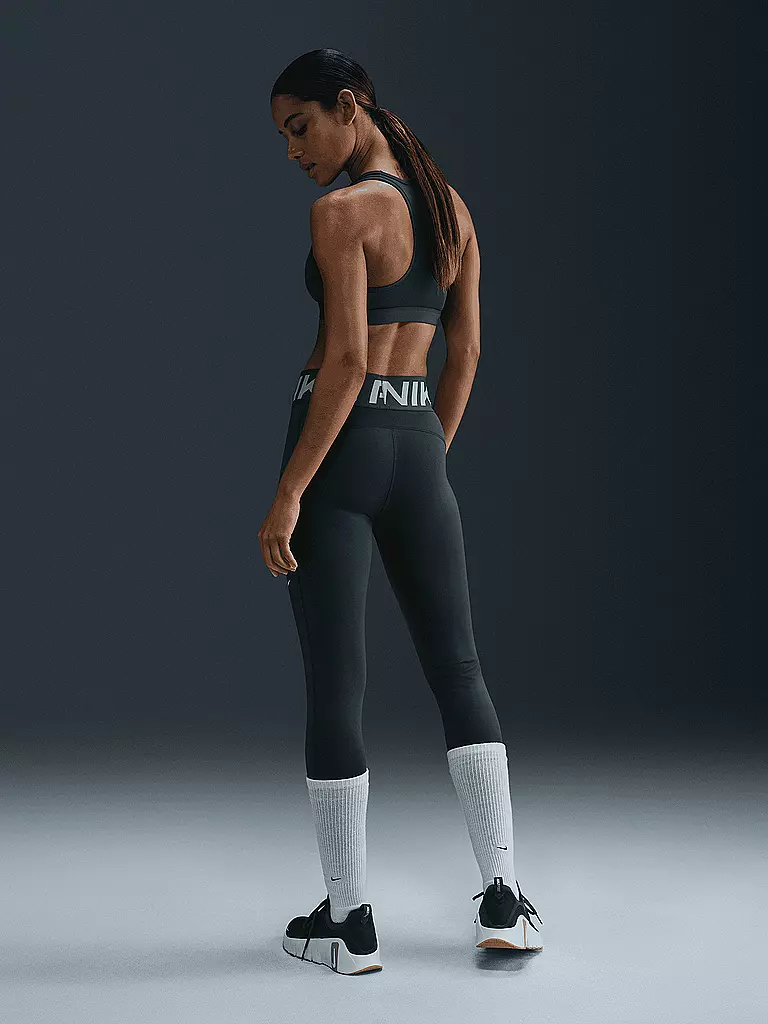 NIKE | Damen TIght Pro Sculpt | dunkelgrün